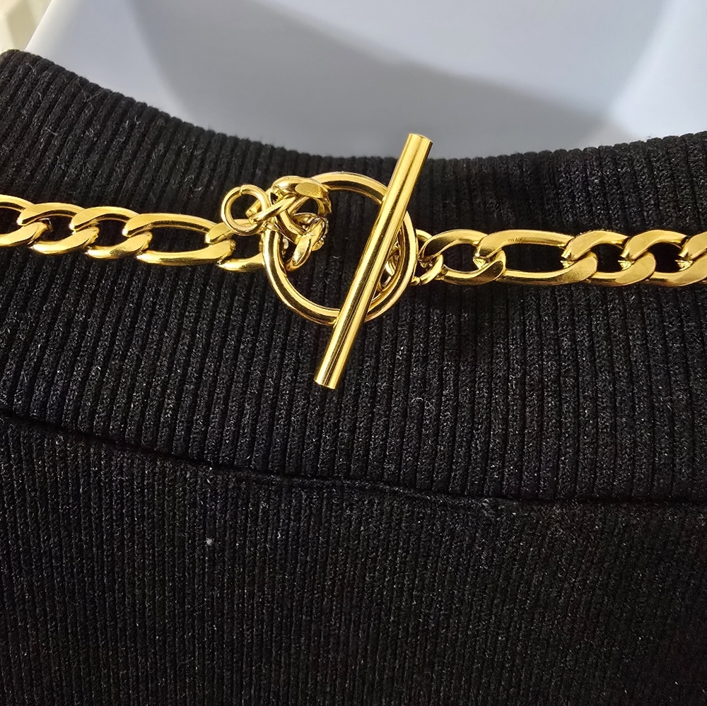 🟡Authentic Louis Vuitton Gold Padlock & Key Necklace Set #318 🟡 - Picture 5 of 14